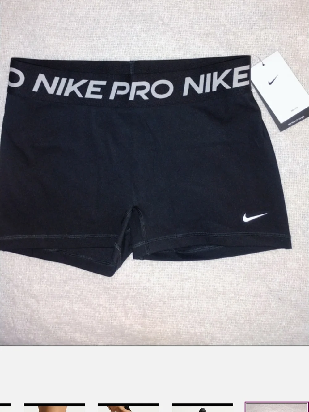 Nike Women’s Black Pro Stretch Bike Shorts